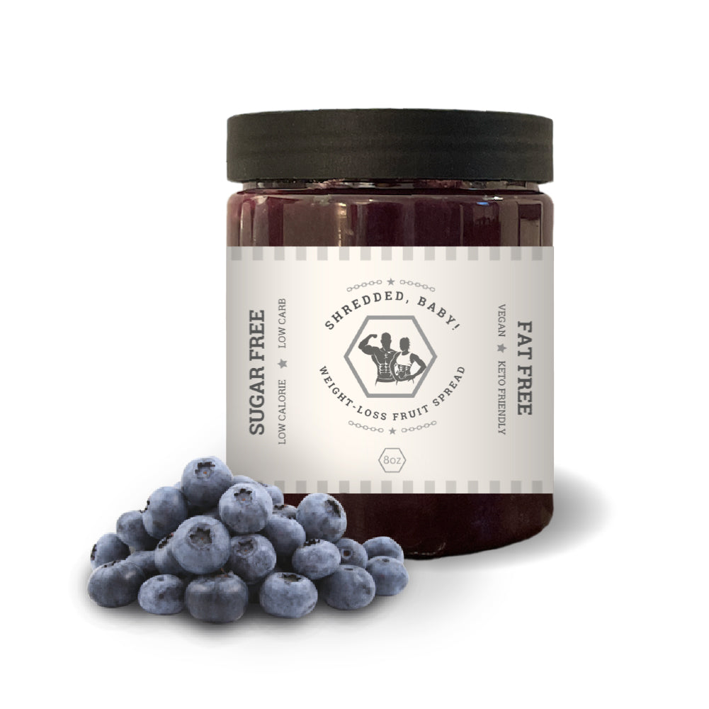 Shredded, Baby! Blueberry Weight-Loss Fruit Spread