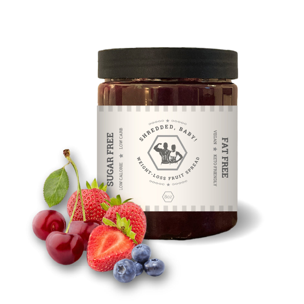 Shredded, Baby! Cherry Berry Weight-Loss Fruit Spread